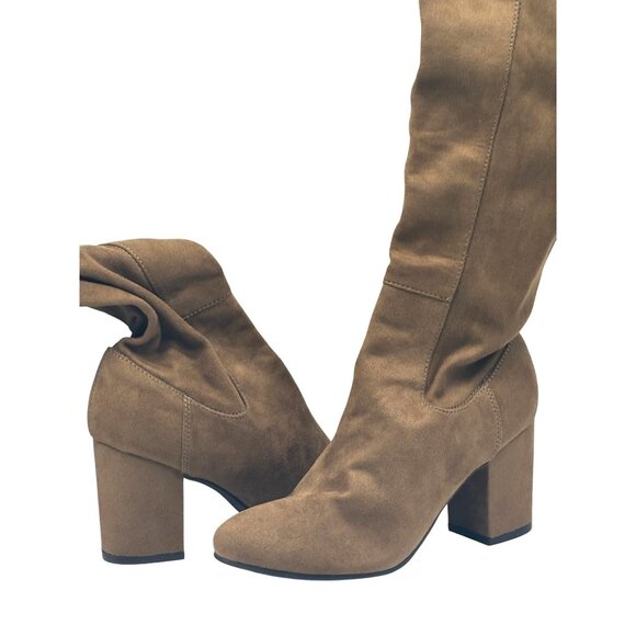 Treasure & Bond Lynx Stretch Over the Knee Boot, Camel (warm brown); Sz. 6, M - Picture 1 of 16